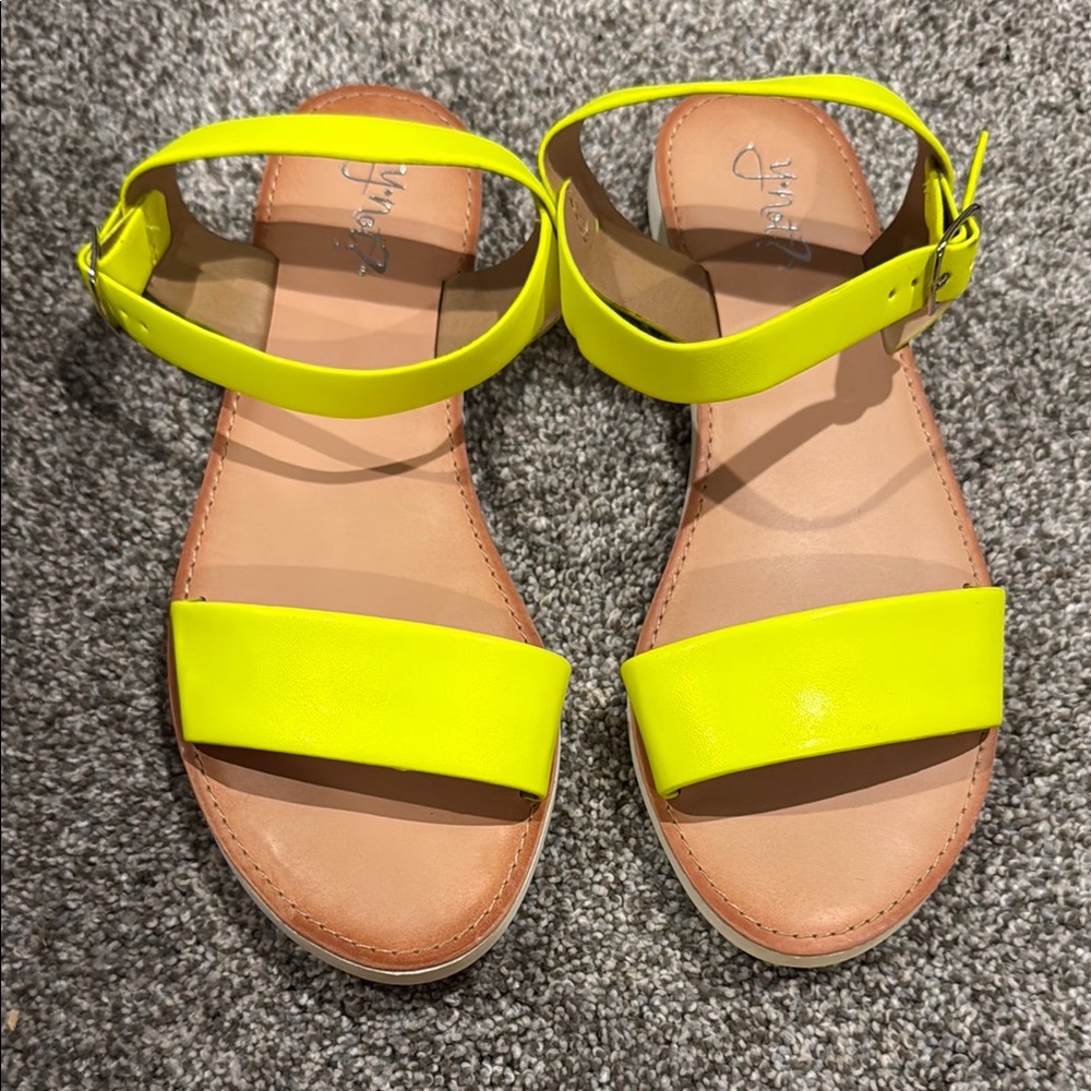 Vibrant Yellow Women's Sandals